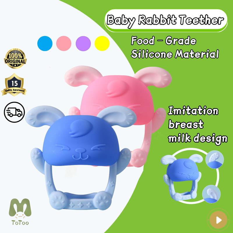 Baby Silicone Soft Teether Premium Essential Rabbit Teethers - TikTok ...