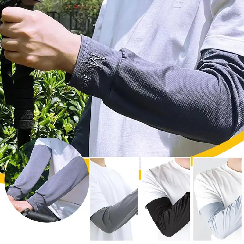 Chống Nắng Tay Áo Cực Dáng Rộng Dành Cho Nam Giới, Thích Hợp Để Đạp Xe Và Hoạt Động Ngoài Trời, 1 Bộ, I1L7 0