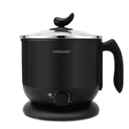 Nồi Lẩu Điện Đa Năng, Ca Nấu Mỳ Mini Lock&lock Multi Pot 1.2L EJP316BLK