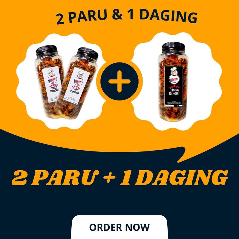 COMBO 2 PARU + 1 DAGING Food Instant - TikTok Shop Malaysia