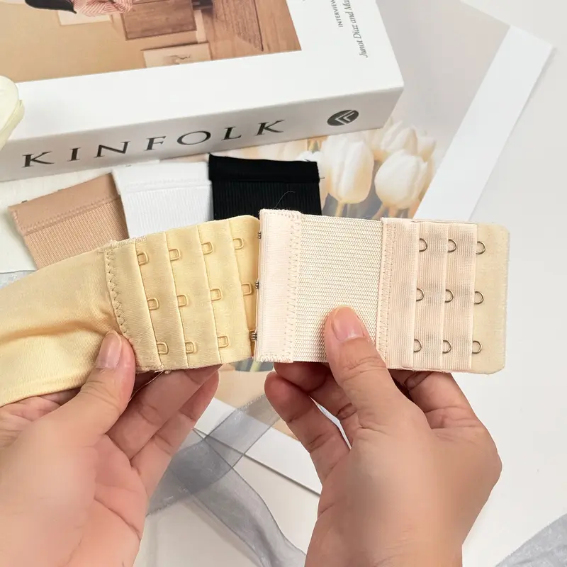 Miếng Nối Áo Lót Áo Bra Rộng Loại Dài Tăng Size 3 Móc Cài Móc Nới Có Chun Nhiều Màu Chất Liệu Thép Không Gỉ -- VN231201 2