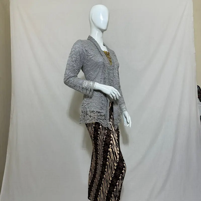 KEBAYA KUTU BARU BROKAT PENDEK / kebaya kutubaru brokat Kondangan Panjang 8