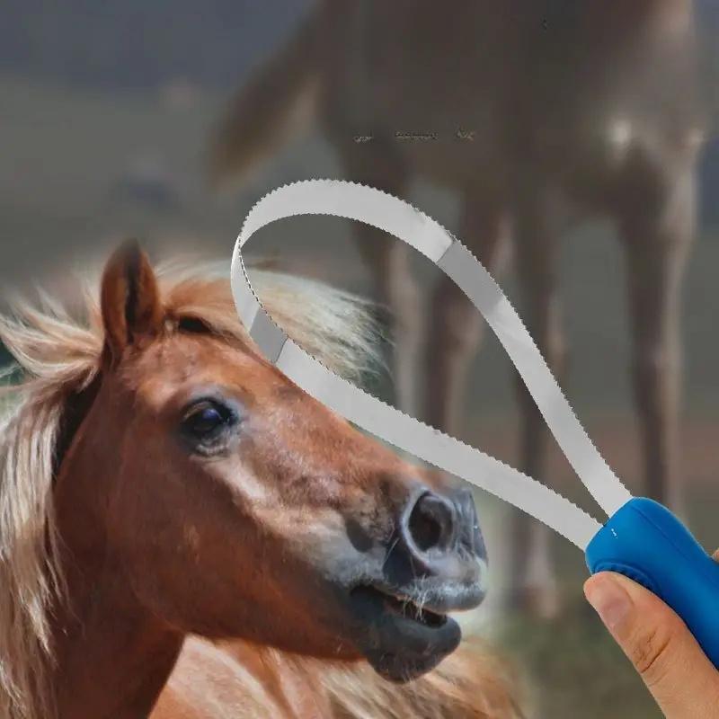 TikTok Shop Pet Dog Horse Metal Sweat Scraper Shedding Blade Brush Grooming Hair Removal Comb Horse Grooming Cleaning Pet Products