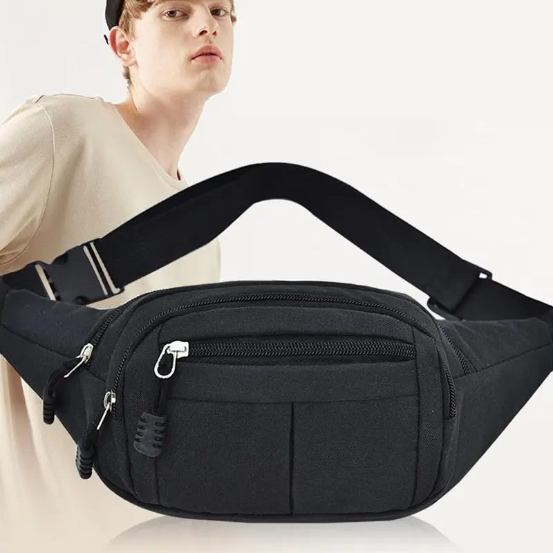 Túi Đeo Hông Cho Nam, Chất Liệu Nylon, Túi Đeo Hông Thể Thao, Thích Hợp Cho Bé Trai, Túi Đeo Chân Thả, Túi Đeo Hông, Túi Đeo Thắt Lưng, Lý Tưởng Để Đi Du Lịch, Đi Xe Đạp, Đi Xe Máy, Túi Đựng Ví Đeo Chéo