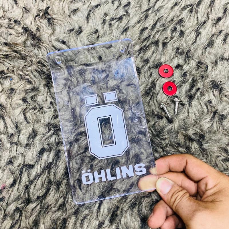 MIẾNG MICA CHẮN BÙN PHUỘC SAU DÀY 4LI KÈM ỐC SALAYA LÔNG ĐỀN ĐỎ Phụ Kiện Phụ Tùng