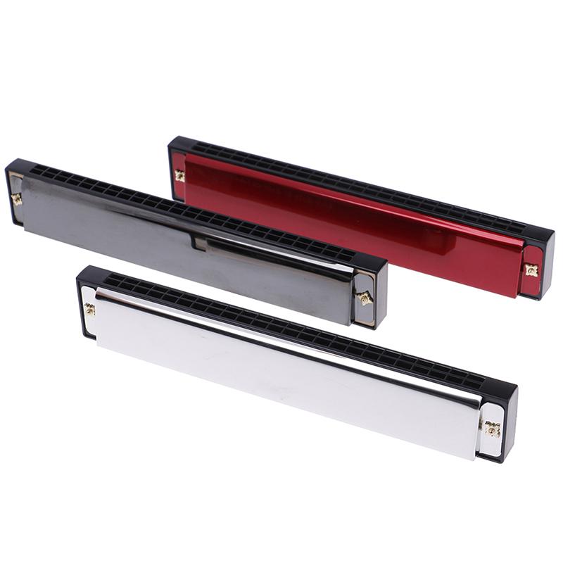 Product Introduction of [zfe]Professional 24 Hole harmonica key C mouth metal organ for beginners 11