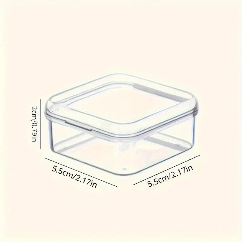 Clear Storage Container, 15pcs/set Portable Storage Box, Travel Storage Case for Beads, Sequins Jewelry and Other Small Items, Organiser 1