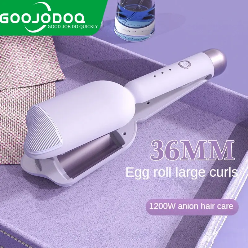 【GOOJODOQ】 Hair Curler catokan Pelurus Rambut Ion Negatif Profesional Pengeriting Rambut 32mm Curly Rambut 0