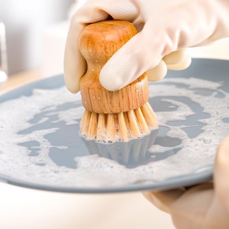 Product Introduction of Wooden Dish Brush with Natural Sisal and Coconut Durable 10