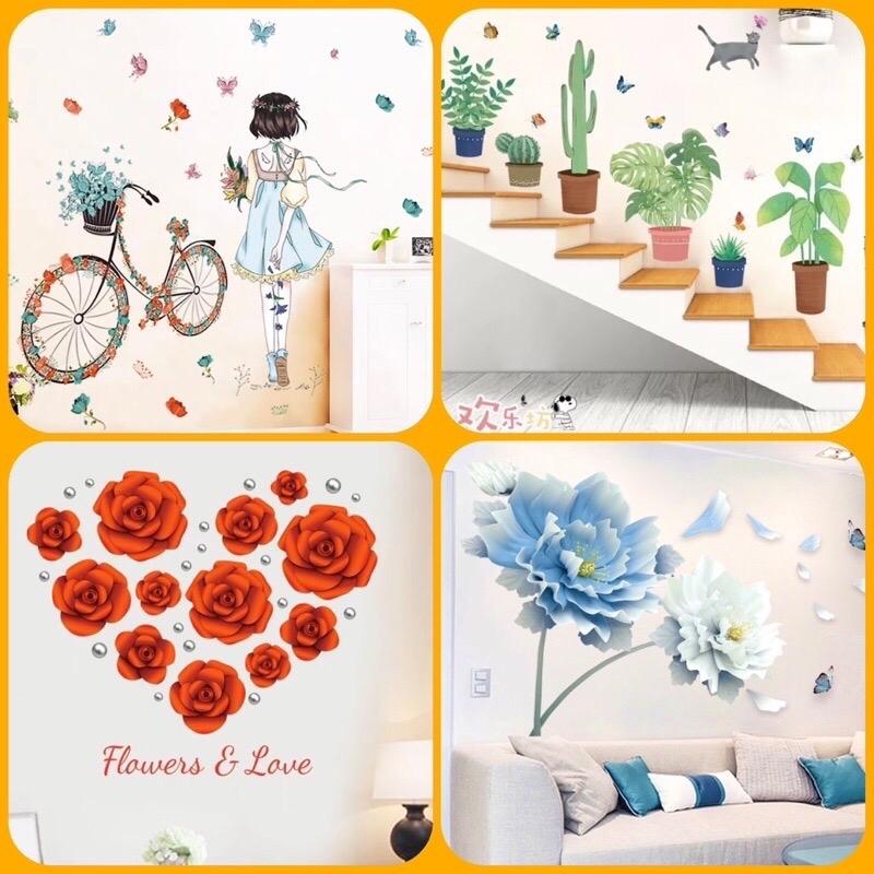 Decal dán tường nhiều mẫu xinh xắn Decor 1
