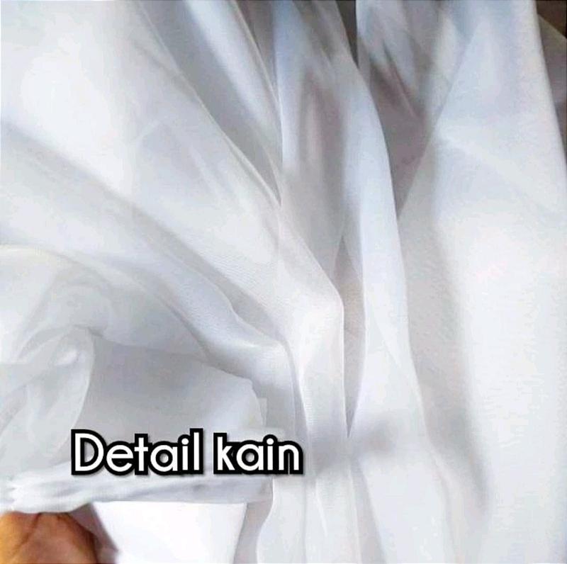 Product Introduction of Vitrase Putih Polos Import Dalaman Gorden Panjang 3 Meter 350 4 meter Curtain Plisket Kain 1