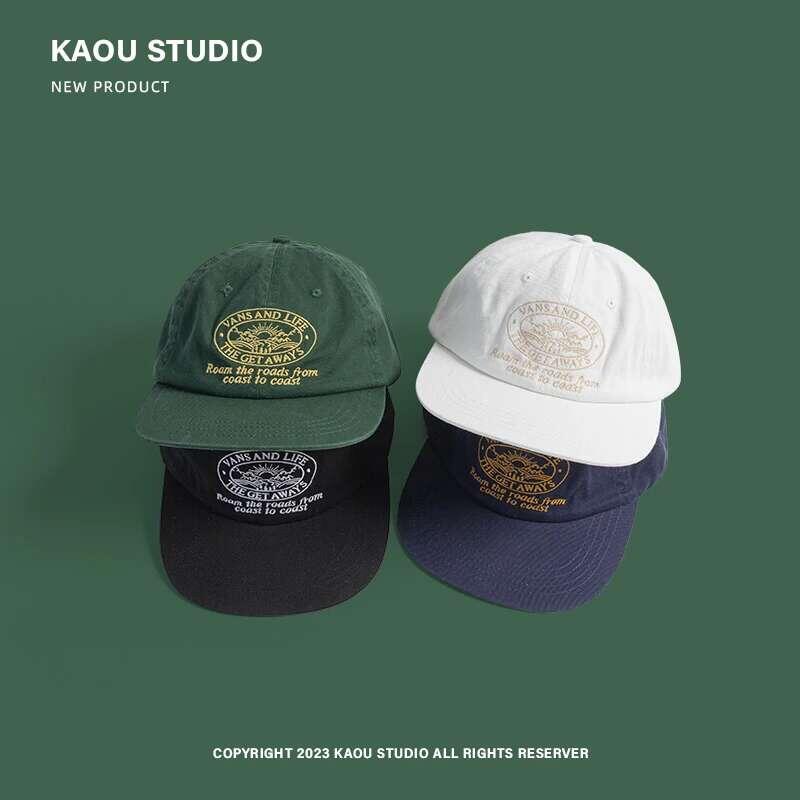 Mũ Bóng Chày Mỹ Thương Hiệu Thời Trang Hip-Hop, Viền Phẳng, Đầu Mềm, Thêu, Thời Trang, Dành Cho Nam Và Nữ, Mũ Bóng Chày Giày 1
