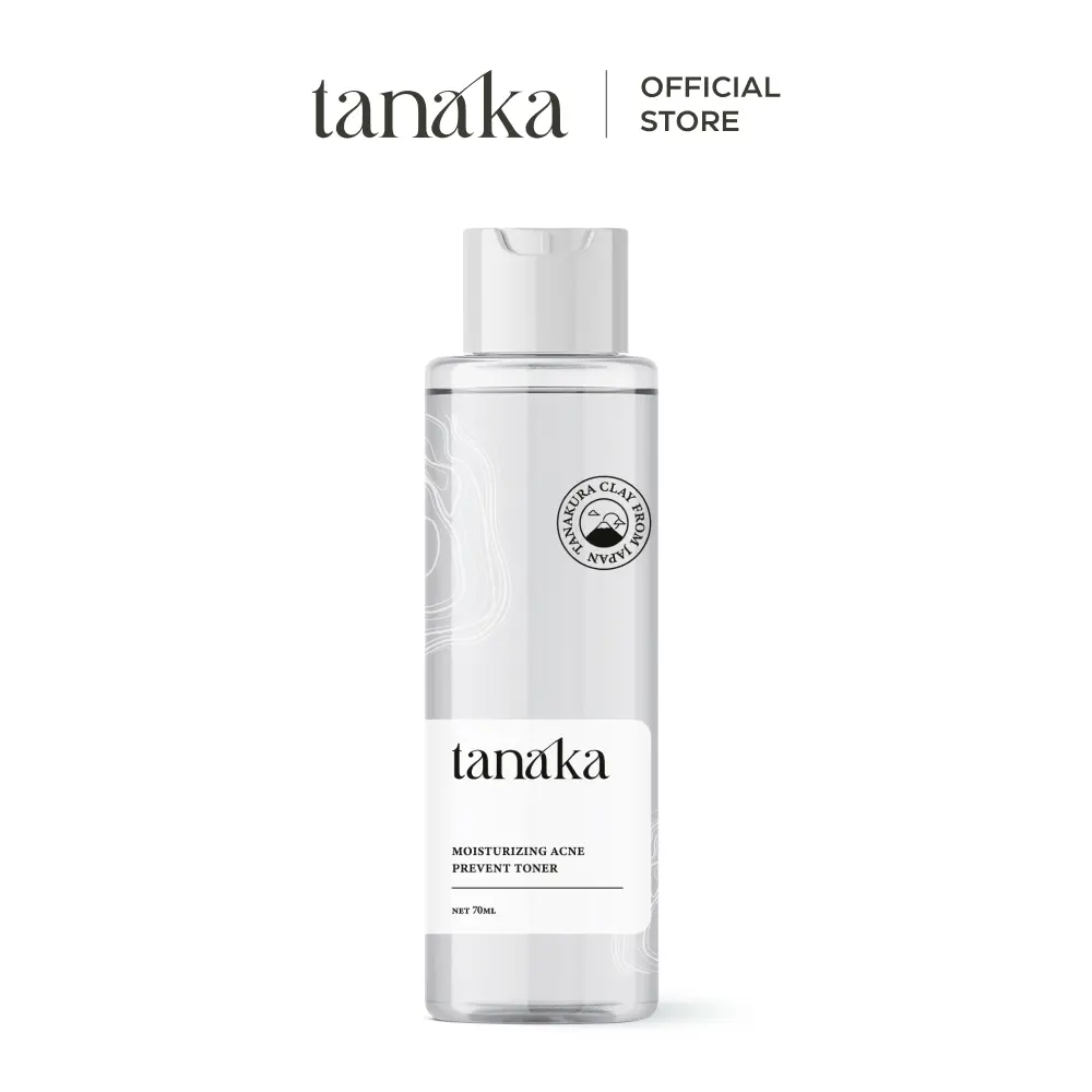 Toner ngừa mụn Tanaka Moisturizing Acne Prevent Toner chiết xuất bùn biển 70ml