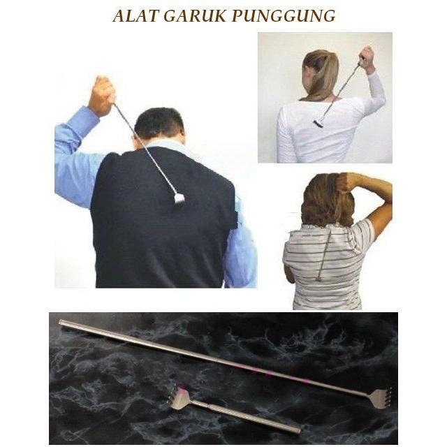 Product Introduction of Alat Garuk Punggung Stainless Garukan Alat Garuk Pundak Belakang Badan Gatal besi lipat Terapi Steel 29