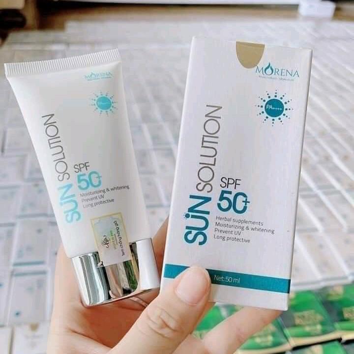  Kem chống nắng Huyền Phi 50ml nâng tông không bết rít chống nắng SPF 30++ 