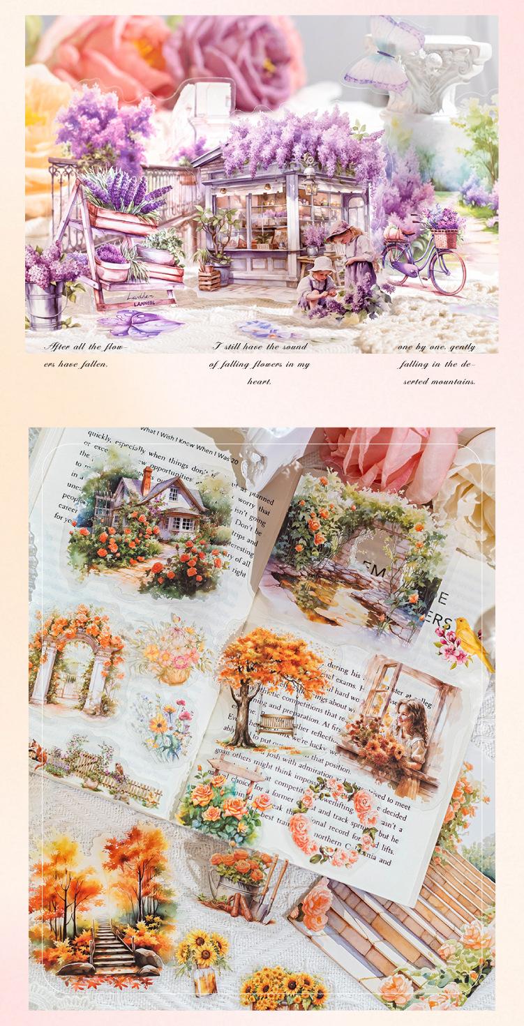 Product Introduction of Mr. Paper 4 style white kraft paper pet sticker for DIY decoration waterproof and durable 20