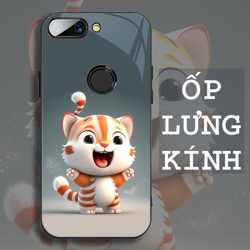 Ốp Lưng cho XIAOMI MI 8 LITE Mặt kính cường lực, cao cấp Họa tiết 12 CON GIÁP NGỘ NGHĨNH