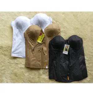 Longtorso Kamisol Wanita / Daleman Atasan Kebaya Dalaman Tradisional  Nyaman  Kemben Top Santai Bra Singlet Hitam Putih