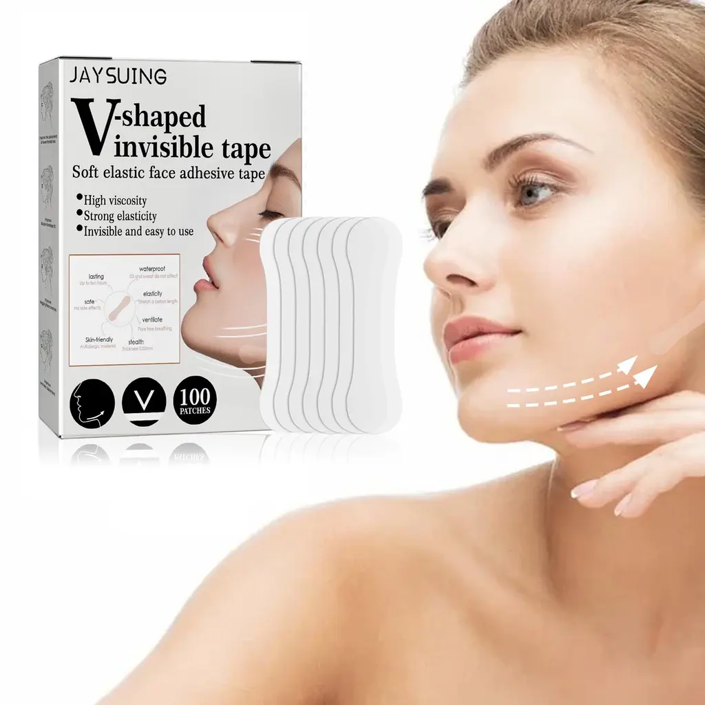 Băng Dính Nâng Cơ Mặt, 100 Chiếc, Băng Dính Nâng Cơ Mặt Tức Thì, Miếng Dán Nâng Cơ Vô Hình Cho Mặt, Miếng Dán Nâng Cơ Mặt Tức Thì, Không Thấm Nước, Dụng Cụ Nâng Cơ Mặt Trang Điểm, Nâng Cổ