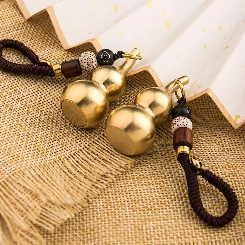 Độc lạ Móc khoá hồ lô phong thuỷ phụ kiện trang trí chìa khoá xe máy ô tô . bảo hành dài hạn 7