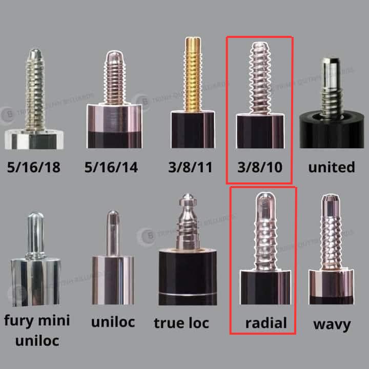Ren FURY Chính Hãng - Chụp Ren Bảo Vệ Cơ Bida FURY REN RADIAL, REN 3/8-10, REN UNILOC - Bịt Ren Cơ Bida 1