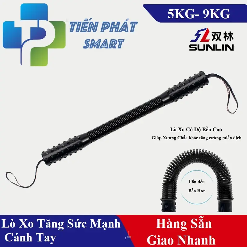 Gậy Lò Xo 5kg , 7kg ,9Kg Dành Cho Học Sinh Tăng Cường Sức Khỏe, Nâng Cao Hệ Miễn Dịch , Giảm Căng Thẳng Stress , Gậy Bẻ Cơ Tay Giúp  Các  Bạn Nhỏ Tập Luyện Có Lối Sống Lành Mạnh , Bền