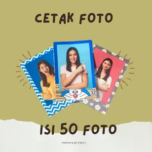 Cetak Foto ukuran 2r isi 50 Pcs