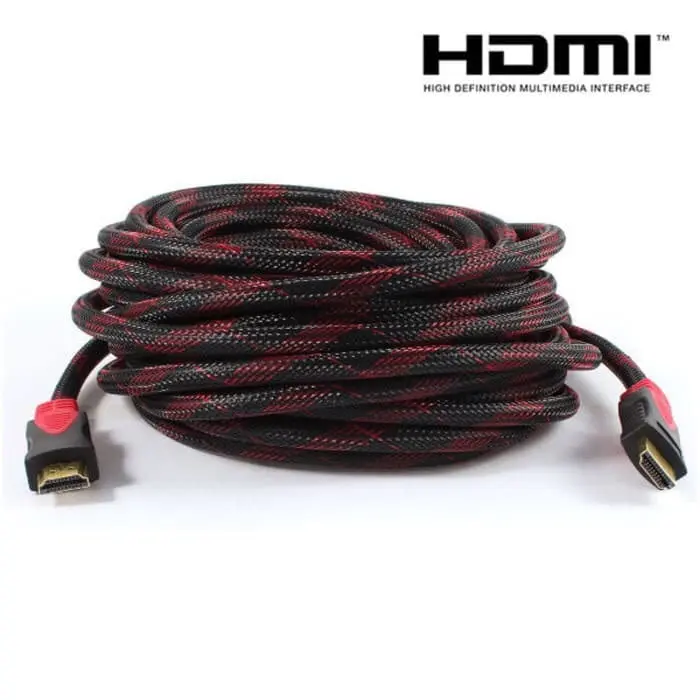 Kabel HDMI 10Meter Jaring gold plate