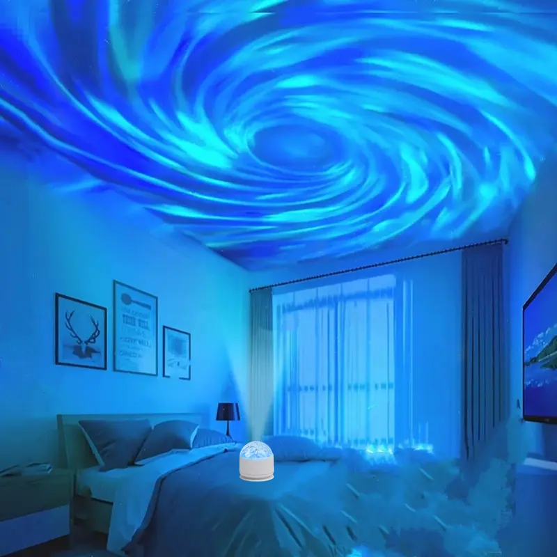 Đèn Bàn, Thiết Kế Kèn Xoay, Ánh Sáng Xung Quanh, Ánh Sáng Họa Tiết Nước, Thích Hợp Cho Phòng Ngủ Và Đầu Giường, Ánh Sáng Lãng Mạn, Ánh Sáng Ban Đêm Động, Ánh Sáng Mô Hình Ngọn Lửa 6
