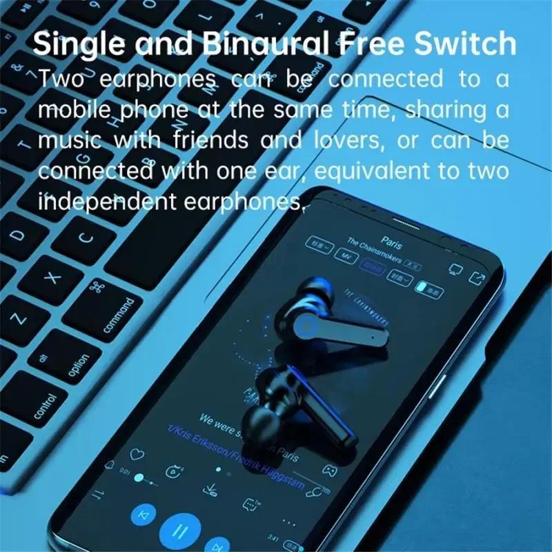 Tai Nghe Nhét Tai Nghe TWS, M19, M10, Điều Khiển Cảm Ứng Thông Minh, Không Dây, Tương Thích Bluetooth, Chống Nước, Màn Hình LED, Có Mic Earphone 2