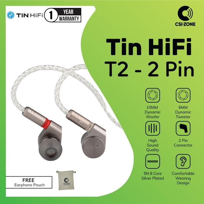 Gambar Tin HiFi T2 New Version Dual Dynamic Drive In Ear Earphone With 2 Pin 0.78 Connector dari CSI-ZONE Kota Administrasi Jakarta Pusat Tokopedia