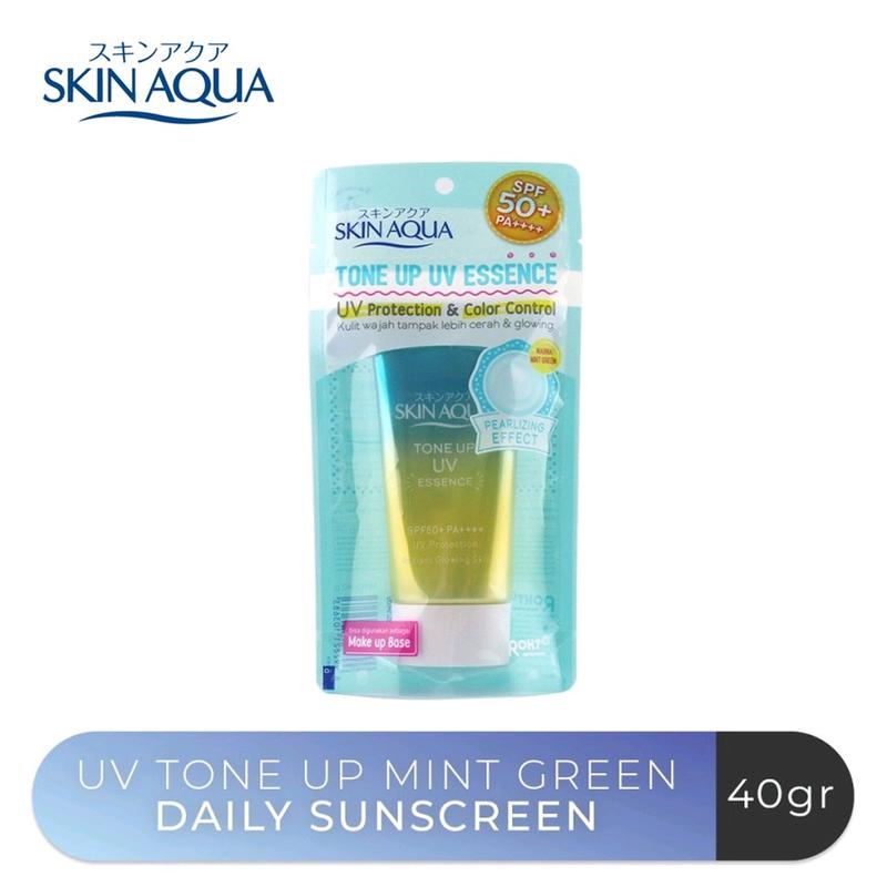 SKINAQUA Sunscreen Whitening Milk Moisture Gel Mild Sunblock Mencerahkan Skin Aqua 4