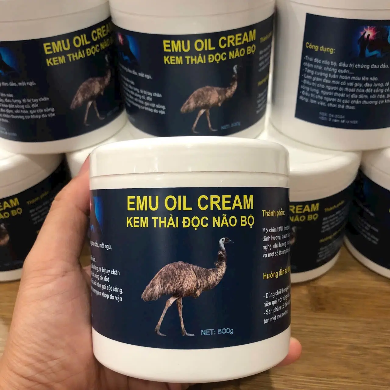 Kem Thải Độc Não Bộ EMU,kem EMU đả thông kinh lạc