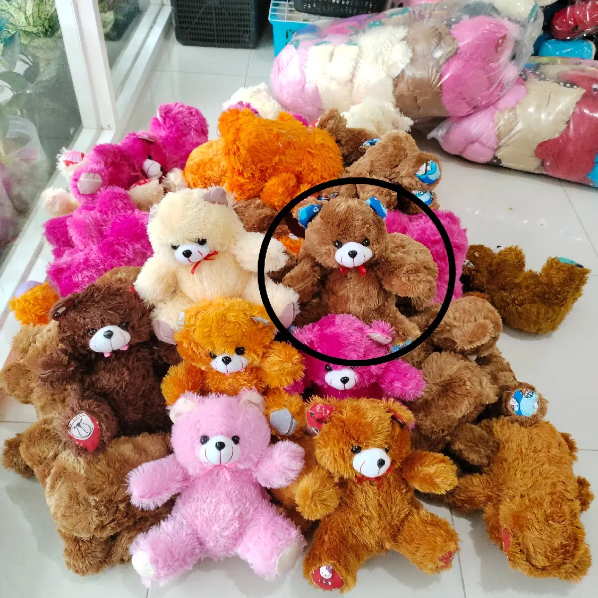 Bear Duduk 25cm Coklat