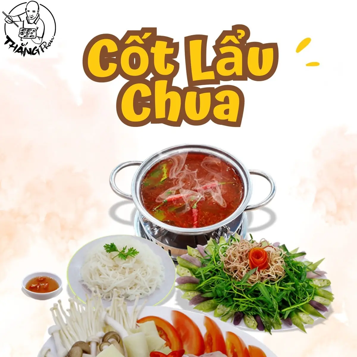 Cốt lẩu chua An Nhiên Farm - Gia vị nấu lẩu nhanh chóng - Tiện lợi