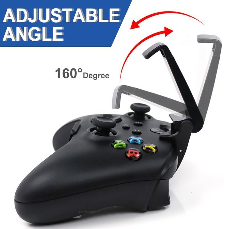 Adjustable Wireless Game Controller Holder, Universal Phone Mount Bracket for Gaming Controller, Gamepad Controller Clip Holder, Gaming Console Accessories for Xbox Series S/X 7
