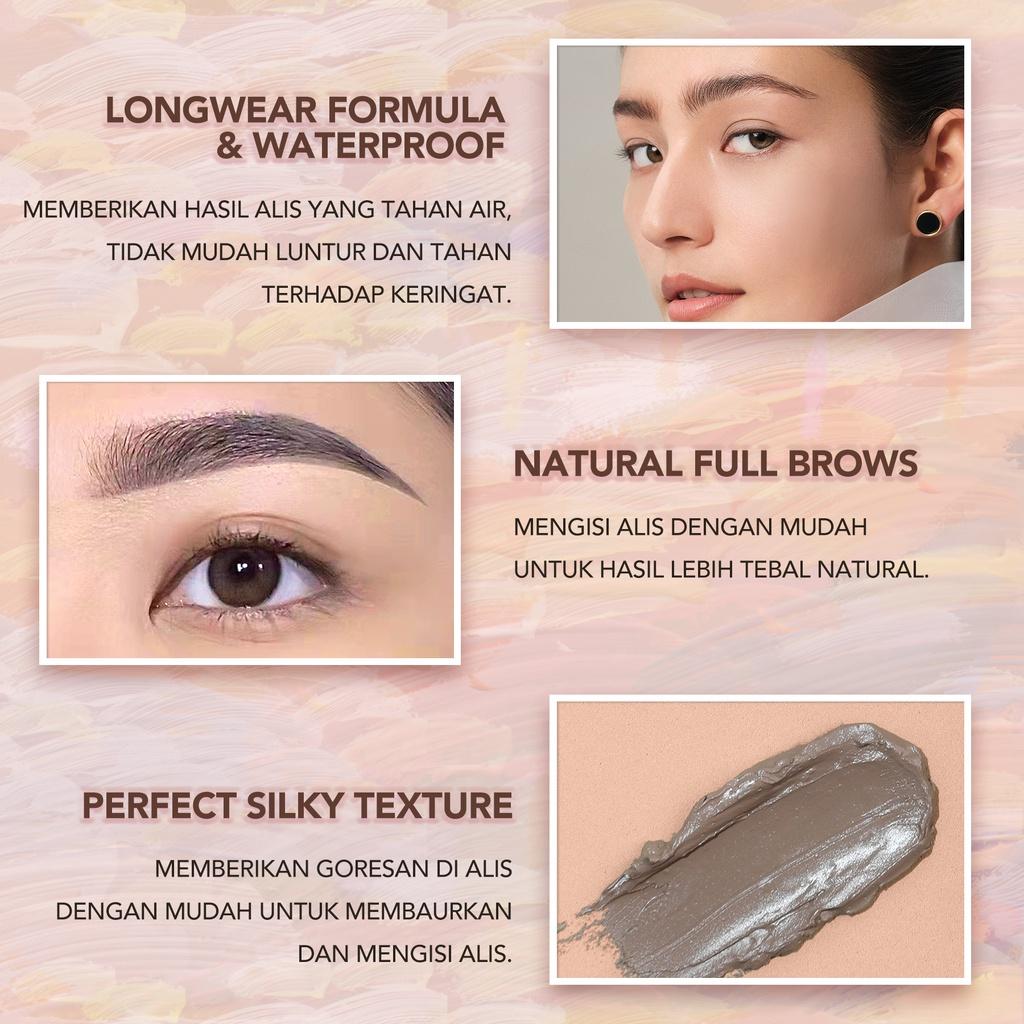 NEW!!!YOU Colorland Art Shaping Brow Pomade/ eyebrow pomade + Kuas
