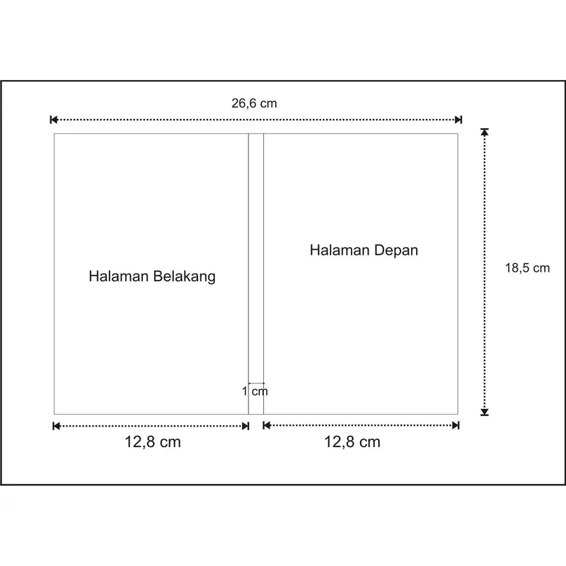 Kotak DVD Casing DVD Hitam Double 2