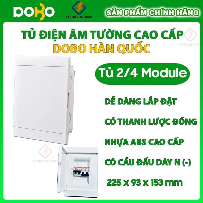 Tủ điện âm tường chính hãng DoBo Korea cao cấp có thanh đồng và lược nối trung tính - Chính Hãng DoBo Hàn Quốc 2