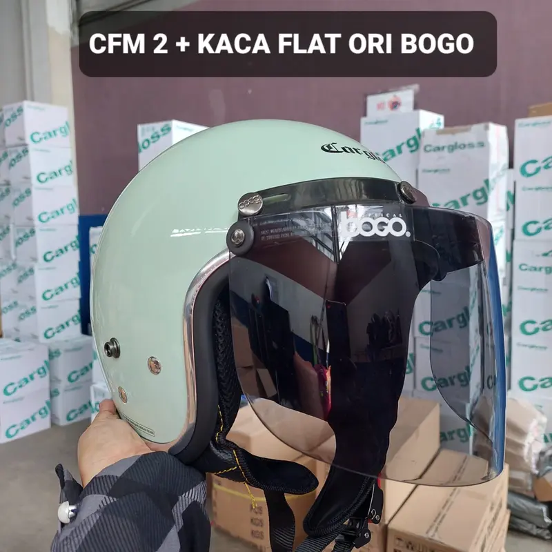Visor helm | Kaca Helm Bogo Flat Datar Original 4