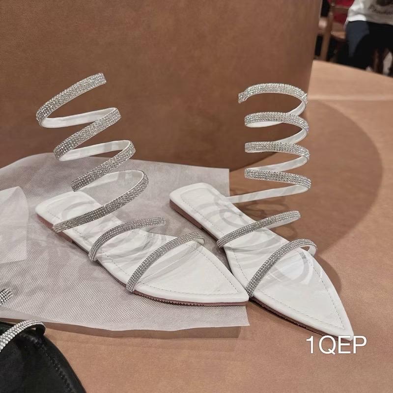 ￼Sandal Bệt Cuốn Đá Lò Xo Cực Sang Đẹp Shoes DéP GiàY Nữ 3