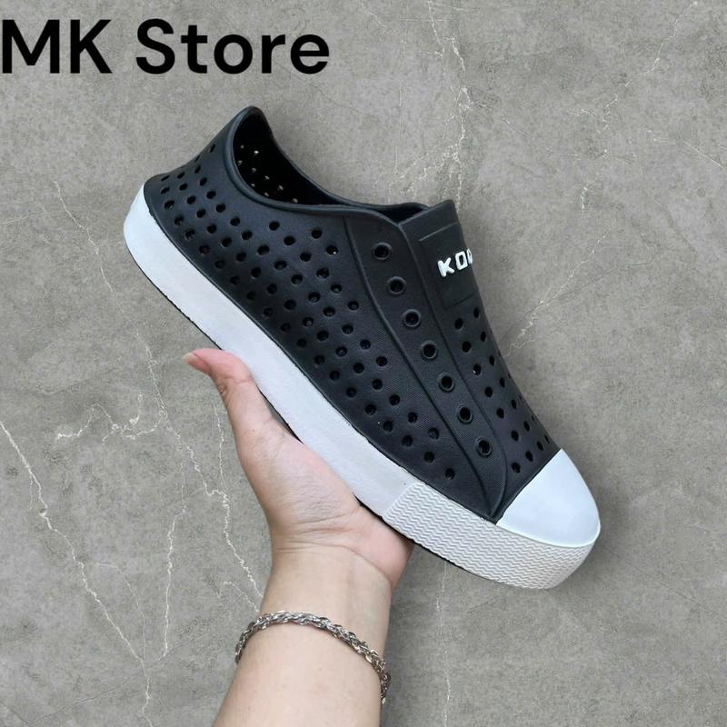 Giày sneaker nhựa nam đi mưa siêu nhẹ siêu mềm nhiều lỗ thoáng khí siêu mát siêu êm chông nươc - GL025