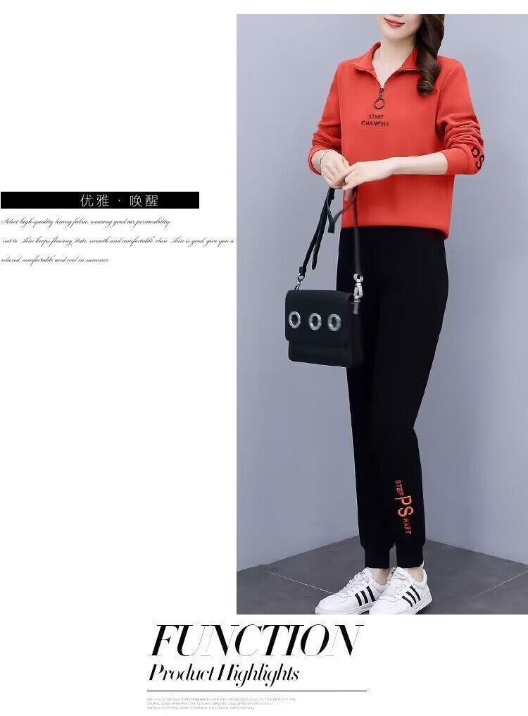 Product Introduction of Bộ Đồ Thể Thao Bộ Hai Món Áo Len Thời Trang Đi Chơi Đầu Xuân Thanh Lịch Trông Trẻ Trung Phong Cách Phương Tây Mới Mùa Xuân Và Mùa Thu 2023 Cho Nữ 10