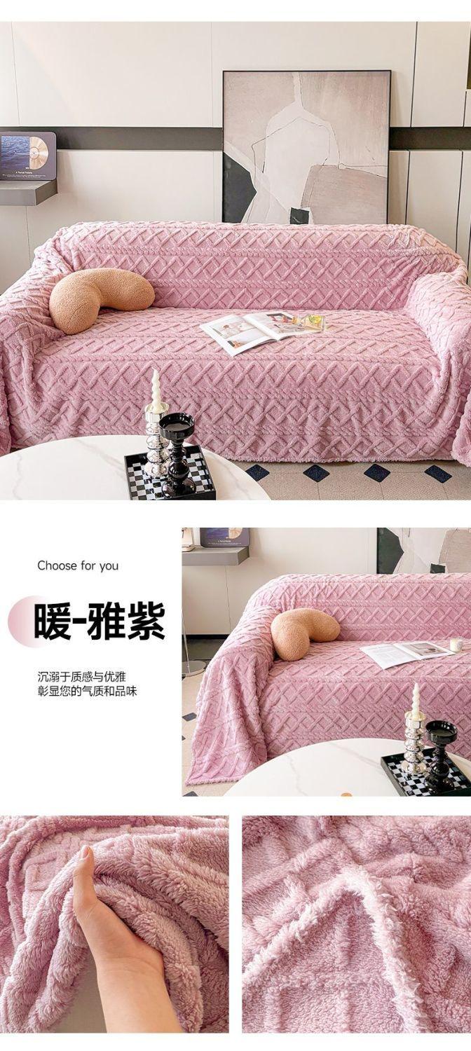Product Introduction of [ 28k People Collection] Anti-Cat Scratch Sofa Cover Cloth, Internet Celebrity, All-Season Non-Slip Sofa Towel, Full-Coverage Luxury Blanket 25