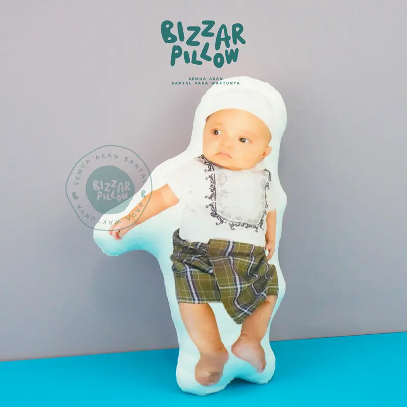 Bizzarpillow Bantal Custom Foto Karakter Ukuran 40cm - Free Edit | Hadiah BZ223