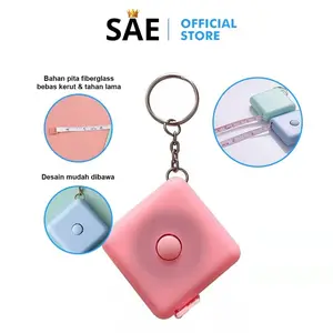 T1D - Meteran Mini E401 Meteran Baju Measuring Bentuk Kotak