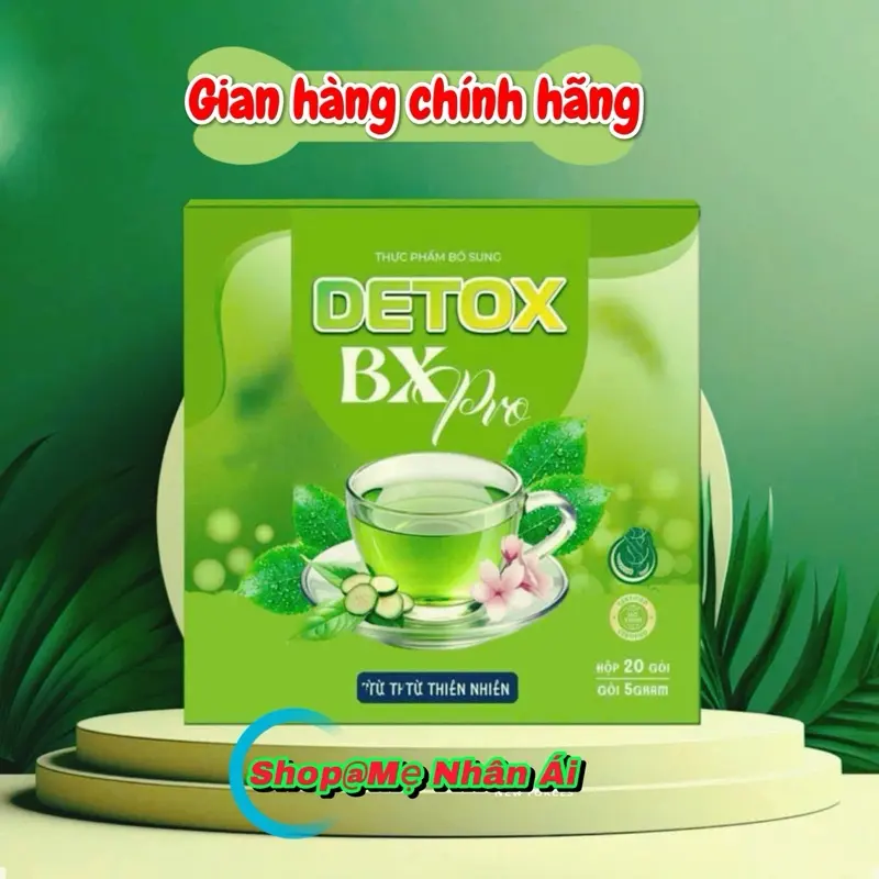 Trà  bí xanh Detox hộp 20Gói  .Hữu cơ (mẫu mới BXpro)