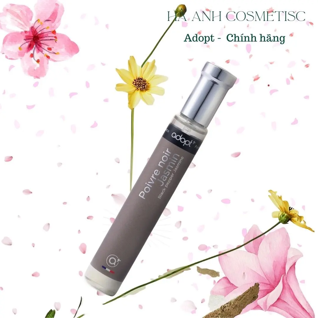 Nước Hoa Nam Adopt Hương Thơm Ấm Áp - Poivre Noir Jasmin Phong Cách Trẻ Trung, Nam Tính