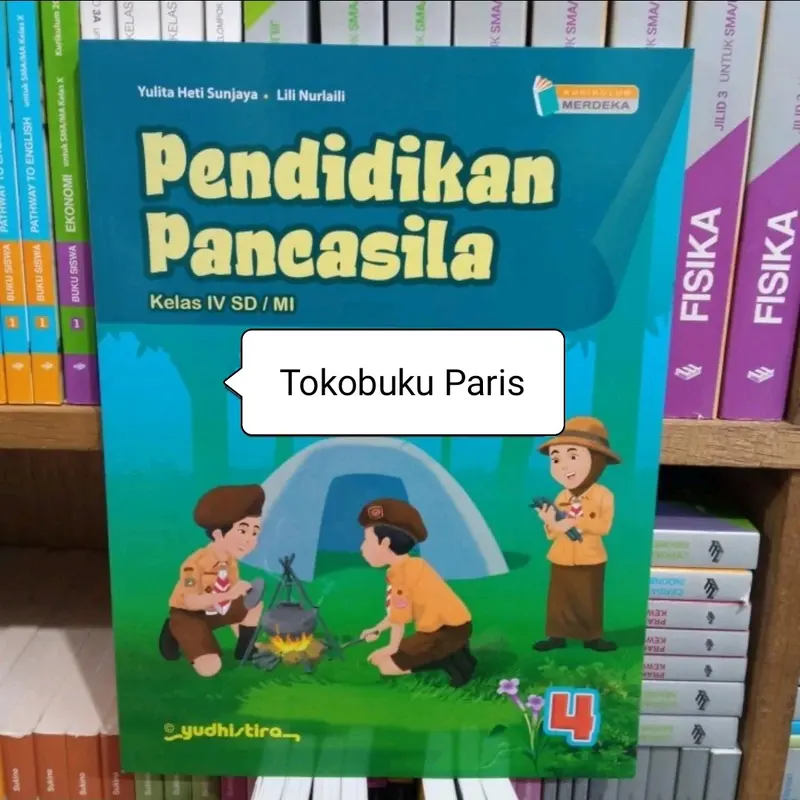 Buku Pelajaran Pendidikan Pancasila PPKN sd mi kelas 1 2 4 5 kurikulum merdeka Yudhistira 3