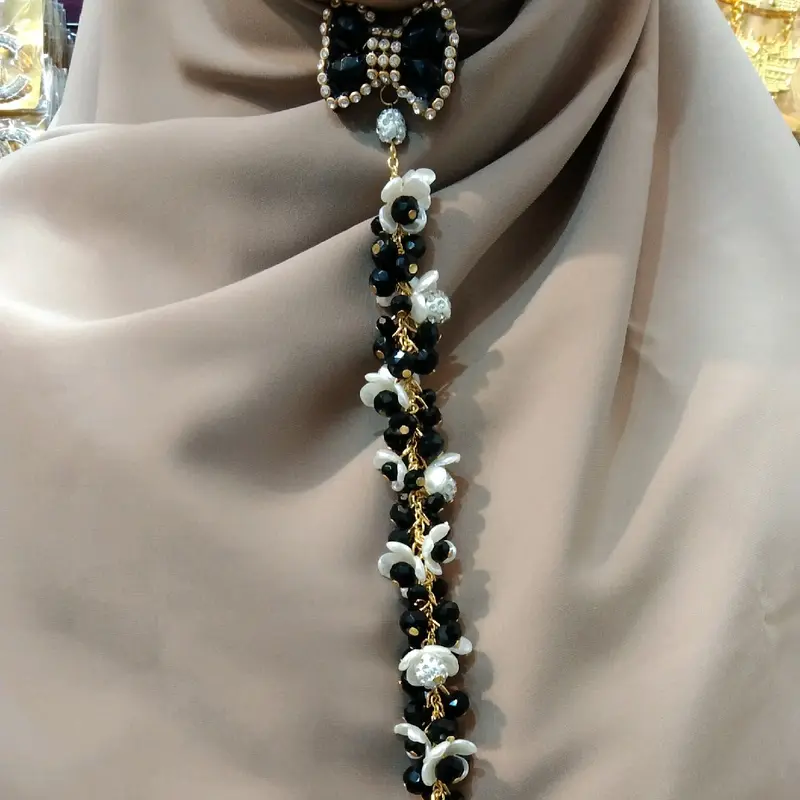Bros Dagu-Bros jurai panjang-Bros Jurai Yasmine-Bros Dagu Jurai Panjang Mewah-Bros Elegan Clips Jasmine Flower 6